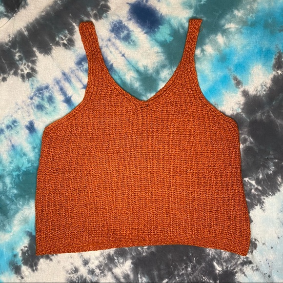 Orange Moon and Madison Knit Tank Top - Picture 2 of 6